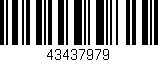 Código de barras (EAN, GTIN, SKU, ISBN): '43437979'
