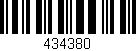 Código de barras (EAN, GTIN, SKU, ISBN): '434380'