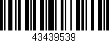 Código de barras (EAN, GTIN, SKU, ISBN): '43439539'