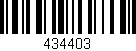 Código de barras (EAN, GTIN, SKU, ISBN): '434403'