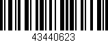 Código de barras (EAN, GTIN, SKU, ISBN): '43440623'