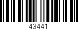 Código de barras (EAN, GTIN, SKU, ISBN): '43441'