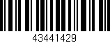 Código de barras (EAN, GTIN, SKU, ISBN): '43441429'