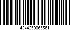 Código de barras (EAN, GTIN, SKU, ISBN): '4344259065561'