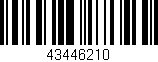 Código de barras (EAN, GTIN, SKU, ISBN): '43446210'