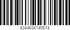 Código de barras (EAN, GTIN, SKU, ISBN): '4344634145574'