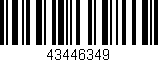 Código de barras (EAN, GTIN, SKU, ISBN): '43446349'