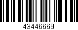 Código de barras (EAN, GTIN, SKU, ISBN): '43446669'