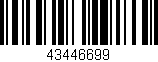 Código de barras (EAN, GTIN, SKU, ISBN): '43446699'