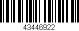 Código de barras (EAN, GTIN, SKU, ISBN): '43446922'