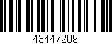 Código de barras (EAN, GTIN, SKU, ISBN): '43447209'
