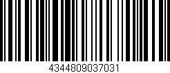 Código de barras (EAN, GTIN, SKU, ISBN): '4344809037031'