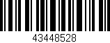 Código de barras (EAN, GTIN, SKU, ISBN): '43448528'