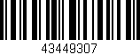 Código de barras (EAN, GTIN, SKU, ISBN): '43449307'