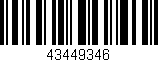 Código de barras (EAN, GTIN, SKU, ISBN): '43449346'