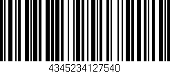 Código de barras (EAN, GTIN, SKU, ISBN): '4345234127540'