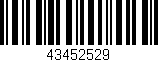 Código de barras (EAN, GTIN, SKU, ISBN): '43452529'