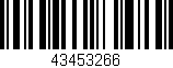 Código de barras (EAN, GTIN, SKU, ISBN): '43453266'