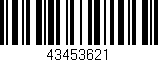 Código de barras (EAN, GTIN, SKU, ISBN): '43453621'