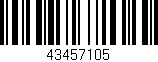 Código de barras (EAN, GTIN, SKU, ISBN): '43457105'