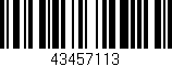 Código de barras (EAN, GTIN, SKU, ISBN): '43457113'