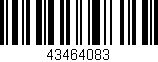 Código de barras (EAN, GTIN, SKU, ISBN): '43464083'