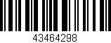 Código de barras (EAN, GTIN, SKU, ISBN): '43464298'