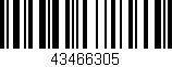 Código de barras (EAN, GTIN, SKU, ISBN): '43466305'