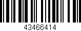 Código de barras (EAN, GTIN, SKU, ISBN): '43466414'