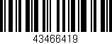Código de barras (EAN, GTIN, SKU, ISBN): '43466419'