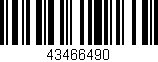 Código de barras (EAN, GTIN, SKU, ISBN): '43466490'