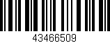 Código de barras (EAN, GTIN, SKU, ISBN): '43466509'