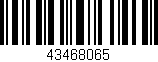 Código de barras (EAN, GTIN, SKU, ISBN): '43468065'