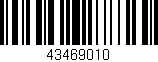 Código de barras (EAN, GTIN, SKU, ISBN): '43469010'