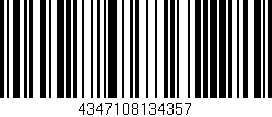 Código de barras (EAN, GTIN, SKU, ISBN): '4347108134357'