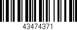 Código de barras (EAN, GTIN, SKU, ISBN): '43474371'