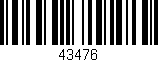 Código de barras (EAN, GTIN, SKU, ISBN): '43476'