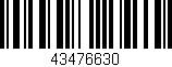 Código de barras (EAN, GTIN, SKU, ISBN): '43476630'