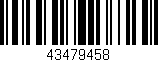 Código de barras (EAN, GTIN, SKU, ISBN): '43479458'