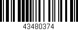 Código de barras (EAN, GTIN, SKU, ISBN): '43480374'