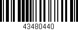 Código de barras (EAN, GTIN, SKU, ISBN): '43480440'