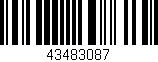 Código de barras (EAN, GTIN, SKU, ISBN): '43483087'