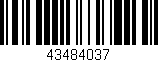 Código de barras (EAN, GTIN, SKU, ISBN): '43484037'