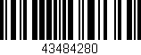 Código de barras (EAN, GTIN, SKU, ISBN): '43484280'