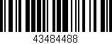 Código de barras (EAN, GTIN, SKU, ISBN): '43484488'