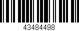 Código de barras (EAN, GTIN, SKU, ISBN): '43484498'