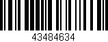 Código de barras (EAN, GTIN, SKU, ISBN): '43484634'