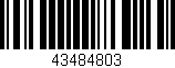 Código de barras (EAN, GTIN, SKU, ISBN): '43484803'