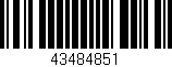 Código de barras (EAN, GTIN, SKU, ISBN): '43484851'