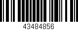 Código de barras (EAN, GTIN, SKU, ISBN): '43484856'